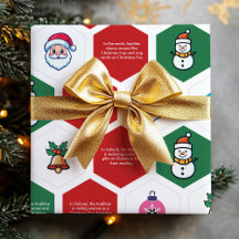 Kerstzeshoek Santa Tree Snowman Ornament Icon
