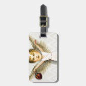 Kerstzetti Angel Bagagelabel (Voorkant verticaal)