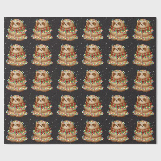 kerstzeug cadeaupapier (Vlak)