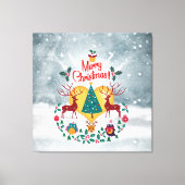 kerstziel canvas afdruk (Voorkant)