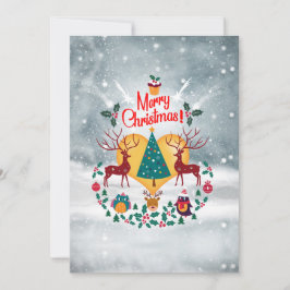 Kerstziel Feestdagenkaart