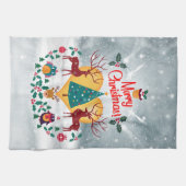 kerstziel theedoek (Horizontaal)