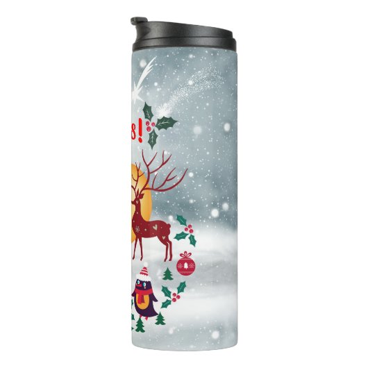 kerstziel thermosbeker (Geroteerd rechts)