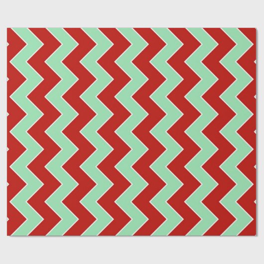 kerstzigzag cadeaupapier (Vlak)