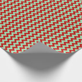 kerstzigzag cadeaupapier (Hoek)