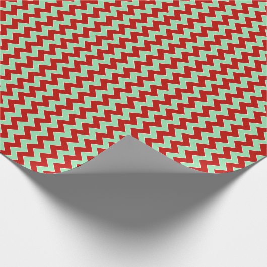 kerstzigzag cadeaupapier (Hoek)