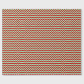 kerstzigzag cadeaupapier (Vlak)