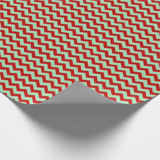 kerstzigzag cadeaupapier (Hoek)