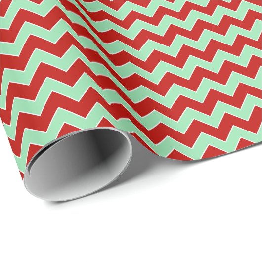 kerstzigzag cadeaupapier (Rol Hoek)