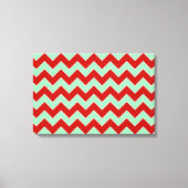 kerstzigzag canvas afdruk (Voorkant)