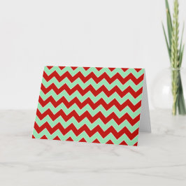 kerstzigzag feestdagen kaart