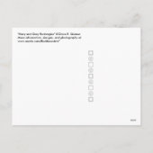 kerstzigzag feestdagenkaart (Achterkant)