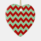 kerstzigzag keramisch ornament (Rechts)