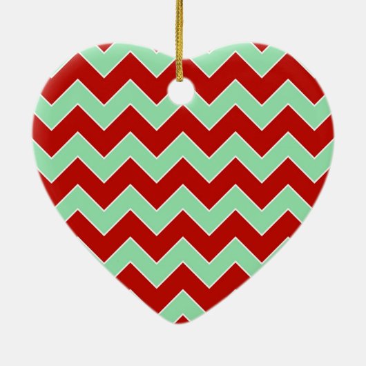 kerstzigzag keramisch ornament (Achterkant)