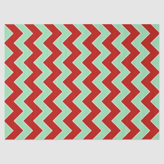 kerstzigzag-papier tissuepapier (Voorkant)