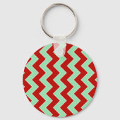 kerstzigzag sleutelhanger (Voorkant)