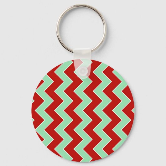 kerstzigzag sleutelhanger (Voorkant)