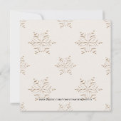 Kerstzilver Bells CUTE-kerstfeestdag Kaart (Achterkant)