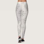 kerstzilversneeuwvlokken Pearl Leggings (Achterkant)