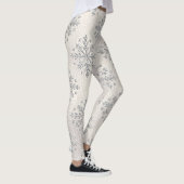 kerstzilversneeuwvlokken Pearl Leggings (Rechts)