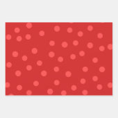 Kerstzoet en pooldots inpakpapier vel (Voorkant 3)