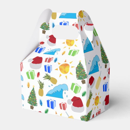 Kerstzomervakantie Bedankdoosjes (Achterkant)