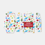 Kerstzomervakantie Bedankdoosjes (Uitgevouwen)