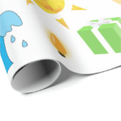 Kerstzomervakantie Cadeaupapier (Rol Hoek)