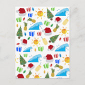 Kerstzomervakantie Feestdagenkaart (Voorkant)