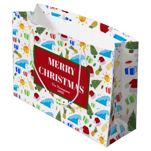 Kerstzomervakantie Groot Cadeauzakje (Achterkant Gekanteld)