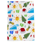 Kerstzomervakantie Medium Cadeauzakje (Achterkant)