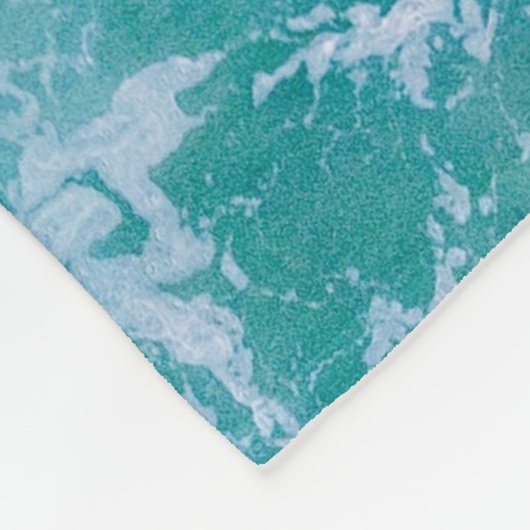 kerstzomervakantiestrand fleece deken (Hoek)