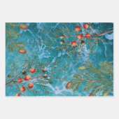 Kerstzomervakantiestrand Inpakpapier Vel (Voorkant)