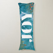 kerstzomervakantiestrand lichaamskussen (Voorkant Verticaal)