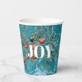 kerstzomervakantiestrand papieren bekers (Voorkant)