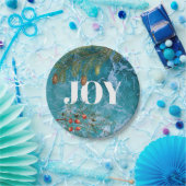 kerstzomervakantiestrand papieren bordje (Feest)