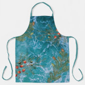 Kerstzomervakantiestrand Schort (Voorkant)