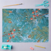 Kerstzomervakantiestrand Tissuepapier (Craft)