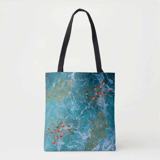Kerstzomervakantiestrand Tote Bag (Voorkant)