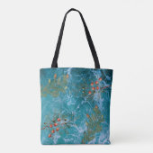 Kerstzomervakantiestrand Tote Bag (Achterkant)