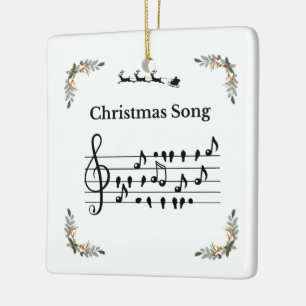 Kerstzong kerstkeramische sieraad keramisch ornament