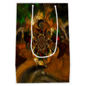 "kerstzonkraker" Gift Bag Medium Cadeauzakje (Achterkant)