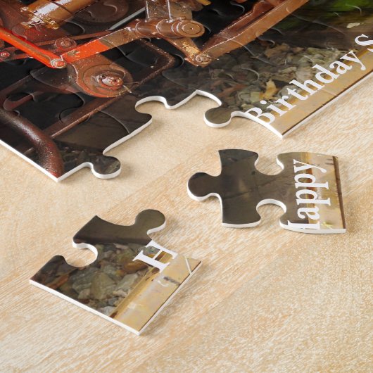 Kerstzoon. Jigzaag Puzzle Legpuzzel (Zijkant)