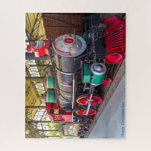 Kerstzoon Jigzaag Puzzle Legpuzzel (Verticaal)