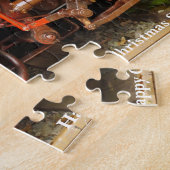 Kerstzoon. Jigzaag Puzzle Legpuzzel (Zijkant)