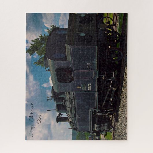 Kerstzoon. Legpuzzel (Verticaal)