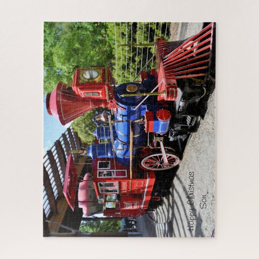 Kerstzoon. Legpuzzel (Verticaal)