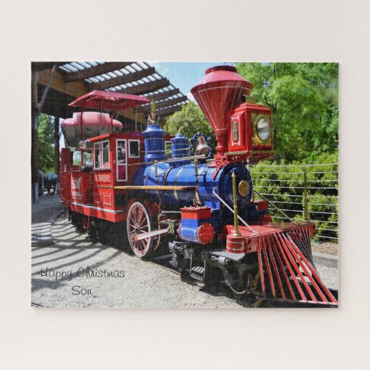 Kerstzoon. Legpuzzel (Horizontaal)