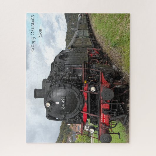 Kerstzoon. Legpuzzel (Verticaal)