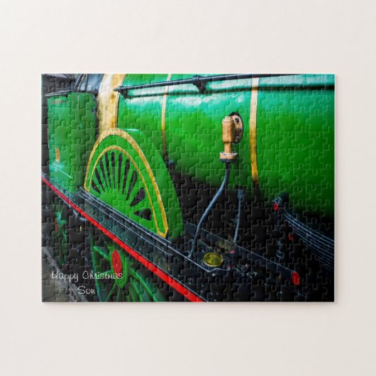 Kerstzoon. Legpuzzel (Horizontaal)